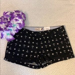 Sailor Print Shorts